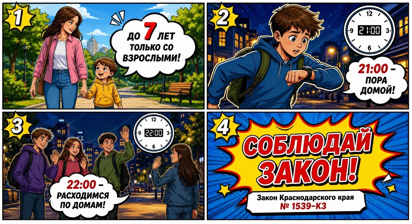 Закон Краснодарского края от 21 июля 2008 года №1539-КЗ «О мерах по профилактике безнадзорности и пр
