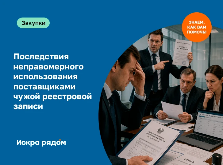 Последствия неправомерного использования поставщиками чужой реестровой записи