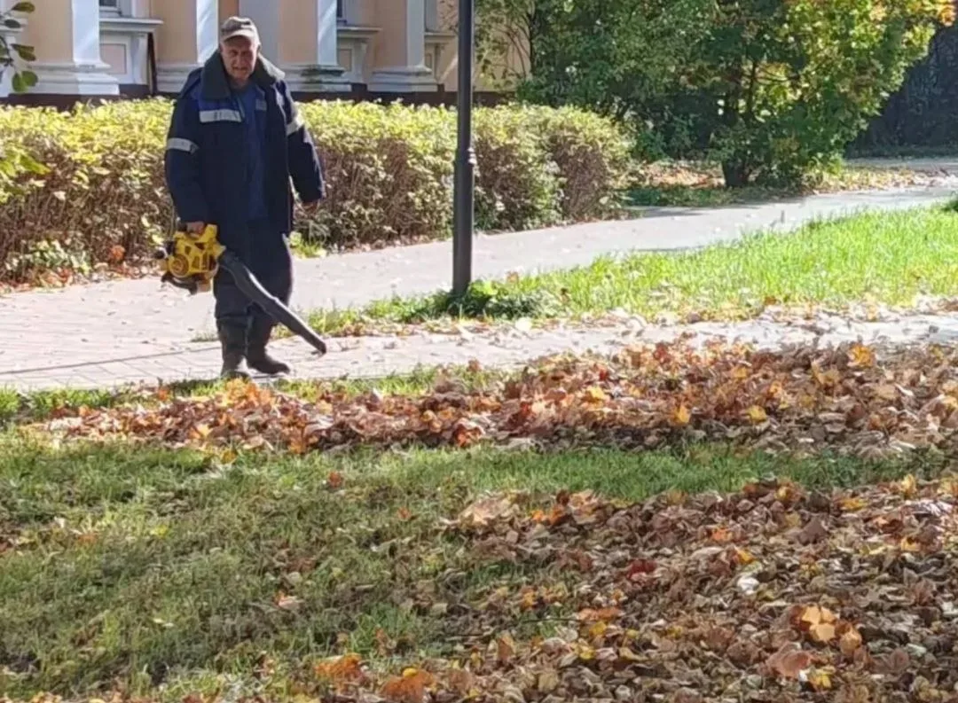 Цифра дня: 153 кубометра листвы вывезли из Обнинска за неделю