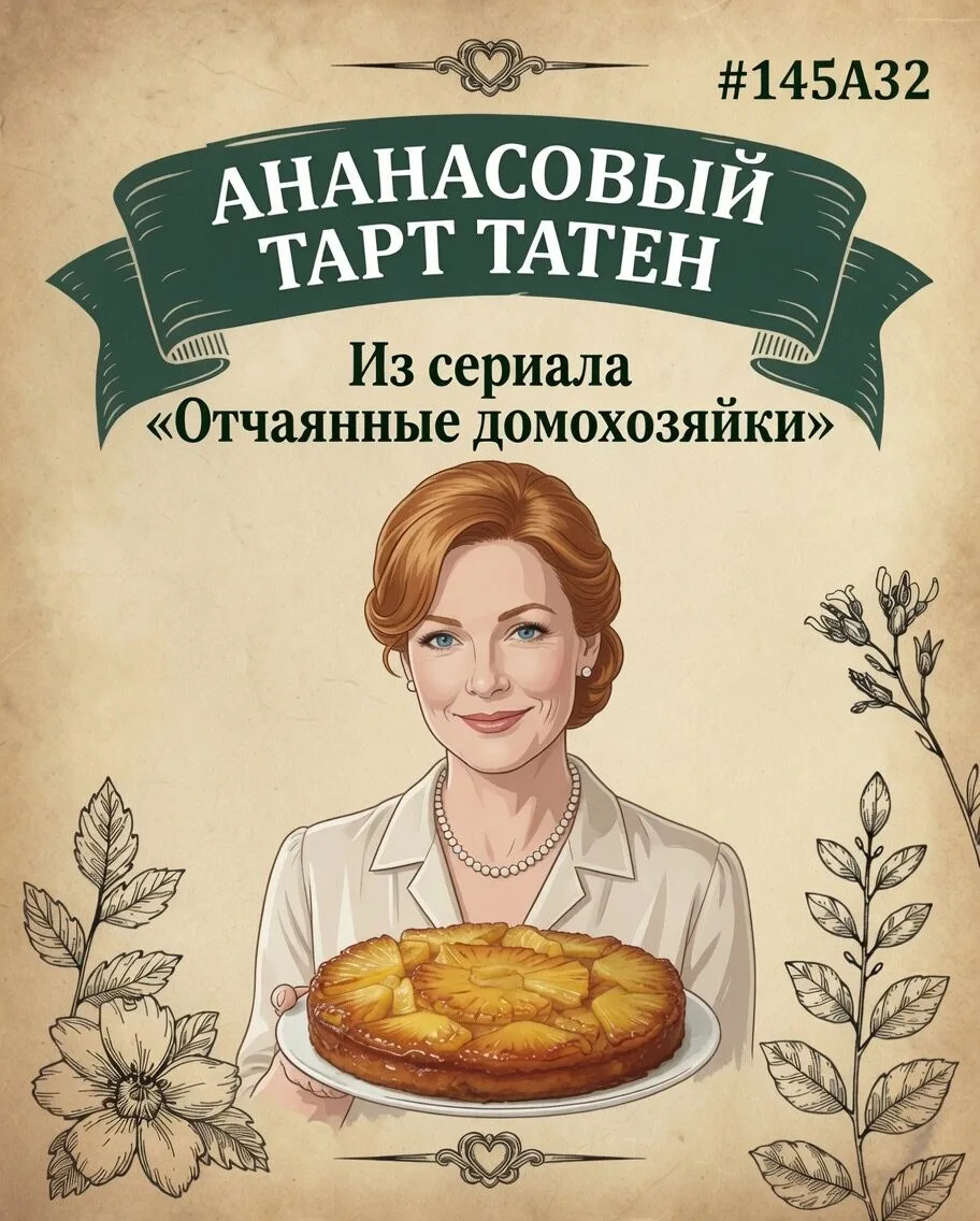 Ананасовый тарт татен — эффектный пирог с карамельными фруктами и настроением из «Отчая...