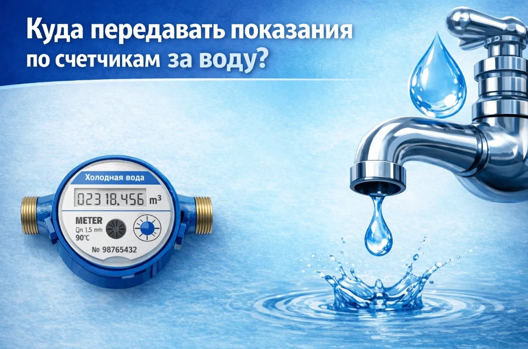 Куда передавать показания воды с марта: памятка для жителей Усинска