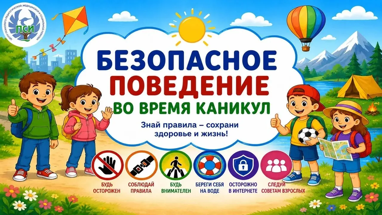 📢 ВНИМАНИЕ: БЕЗОПАСНОСТЬ ПРЕЖДЕ ВСЕГО!

Уважаемые родители и дорогие ребята!

Лето — прекрасная пор