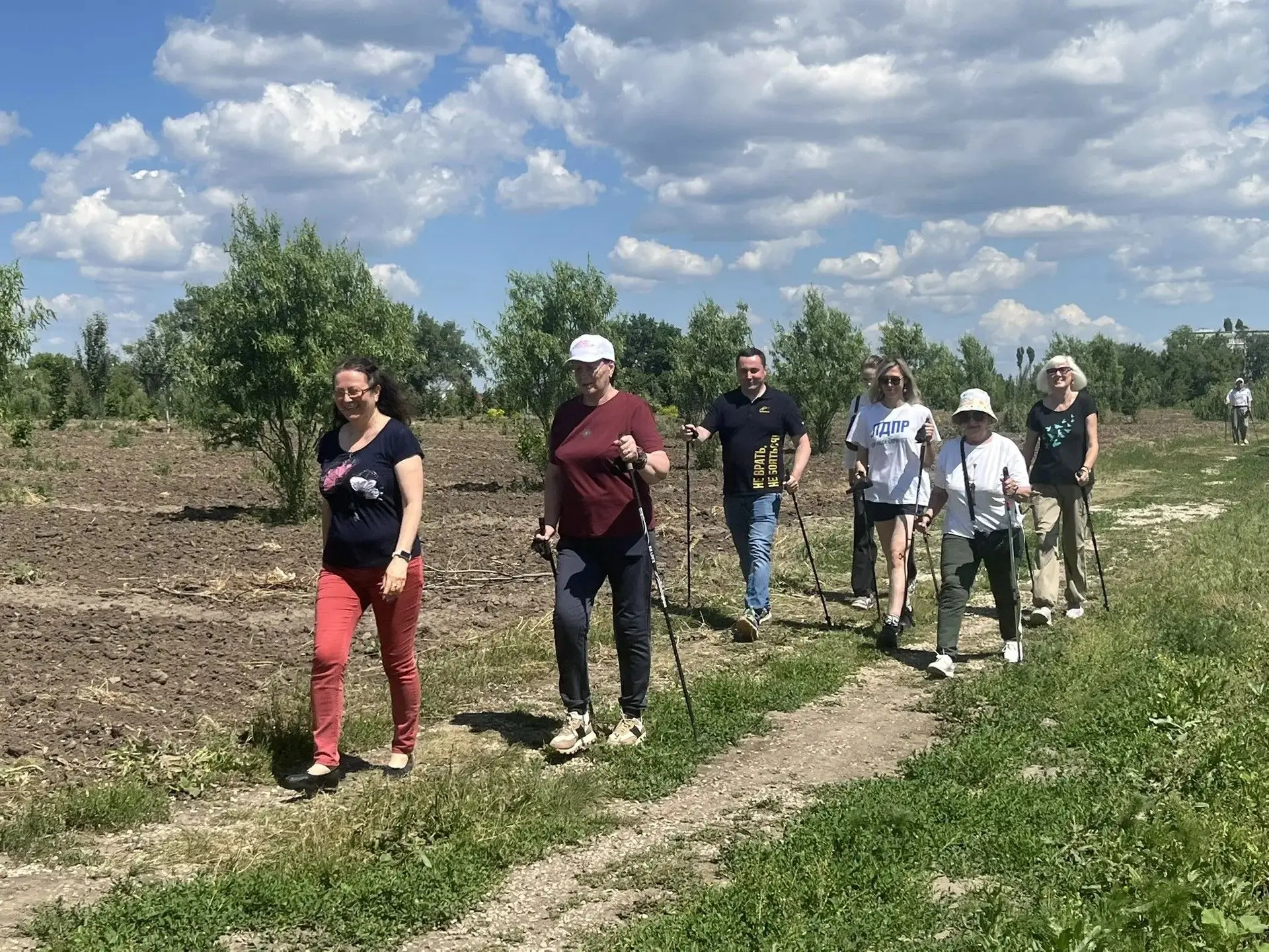 Фроловская миля на «Тропе здоровья».
 
За 4 года существования парковой зоны «Тропа здоровья» продел