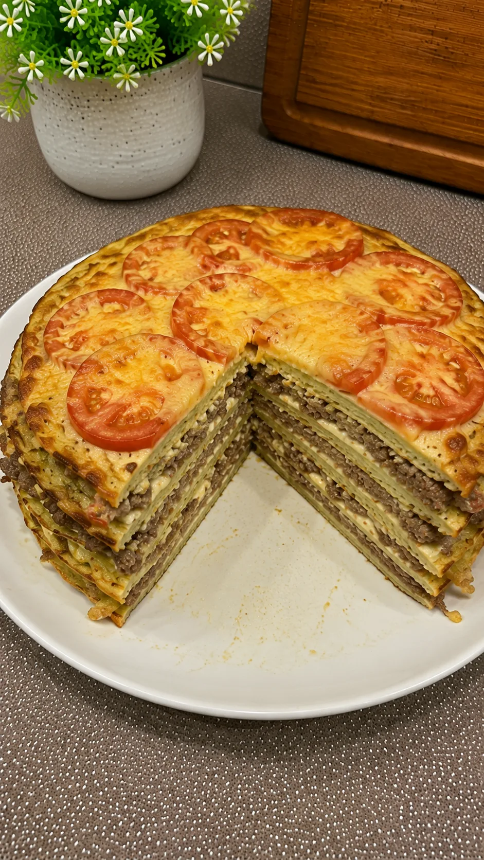 🥒 КАБАЧКОВЫЙ ТОРТИК С МЯСОМ И СЫРОМ - СЫТНЫЙ УЖИН ИЗ ОБЫЧНОГО КАБАЧКА