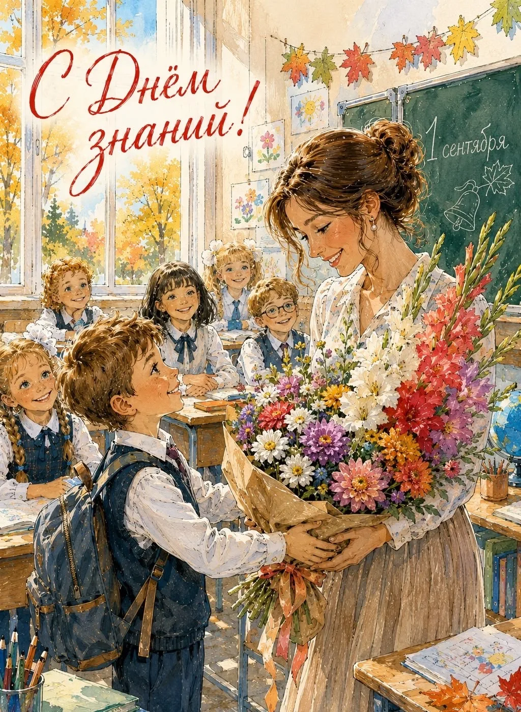 С новым учебным годом! 🍂📚🎉