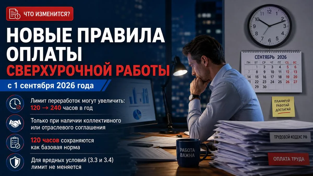Путин подписал закон об увеличении годового лимита по переработкам — со 120 до 240 часов