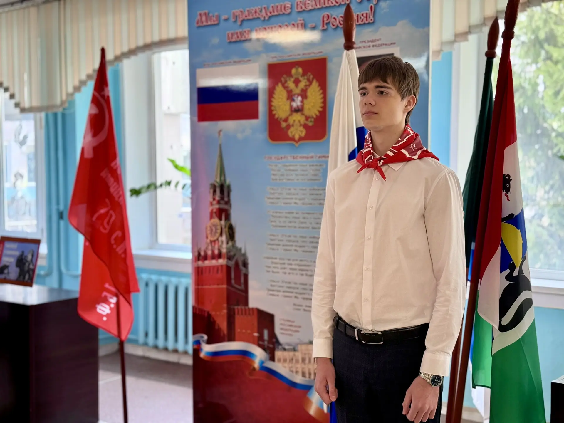 🎉 Три дня поста у Знамени Победы успешно завершены!  Благодарим учащихся 10‑го и 11‑го политехническ