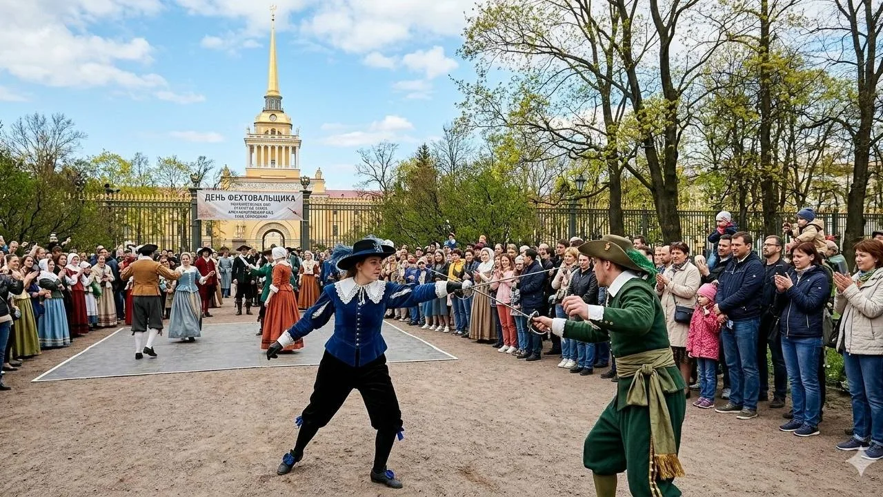🤺 Идем на день фехтовальщика в Александровском саду  Это праздник искусства фехтования, истории и ку