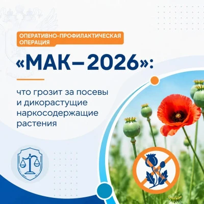 ⚠️ В Ростовской области пройдет оперативно-профилактическая операция «Мак-2026».  Первы...