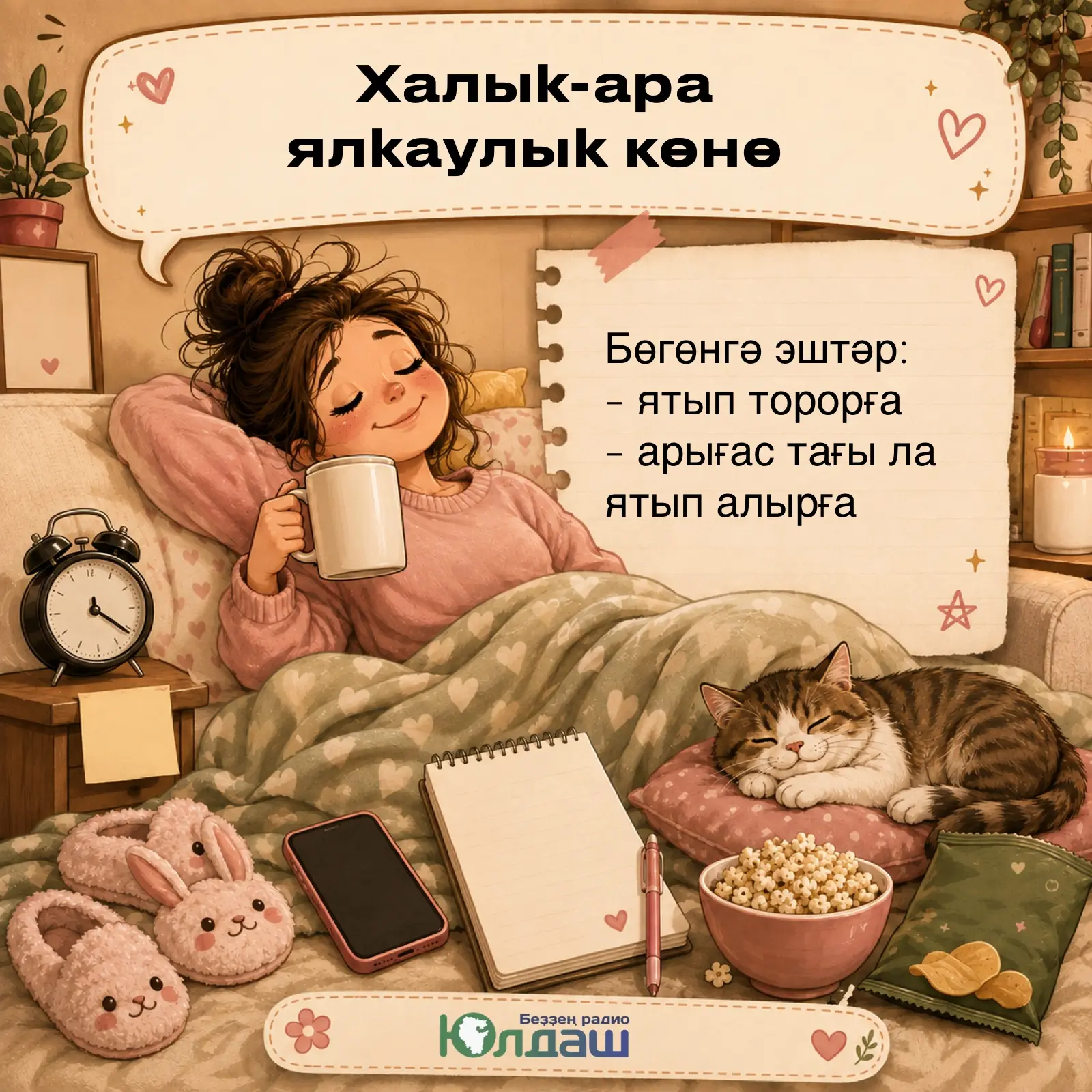 Бөгөн — Халыҡ-ара ялҡаулыҡ көнө 😴