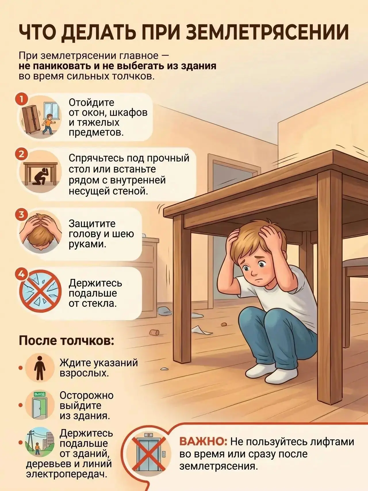 ДЕЙСТВИЯ ПРИ ЧС: учимся не паниковать, а знать, что делать!