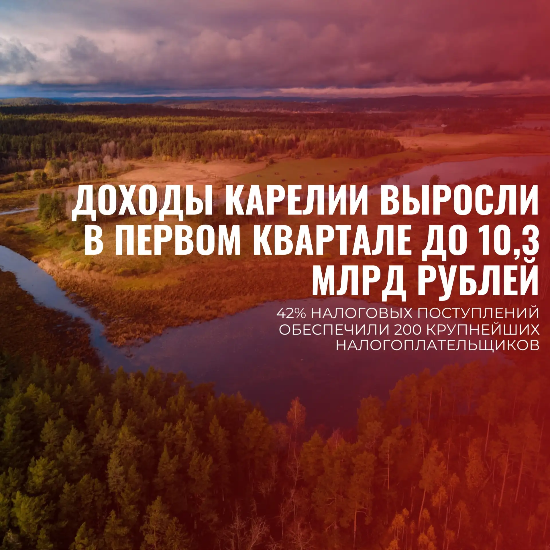 Доходы Карелии выросли в первом квартале до 10,3 млрд рублей 📈 
 
По итогам января-марта 2026 года 