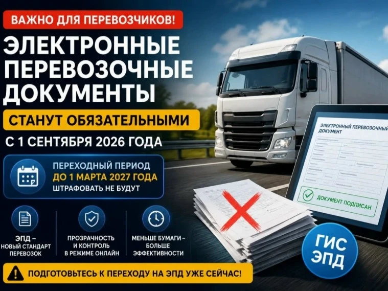 🚛‼ Внимание всем, кто занимается грузоперевозками!