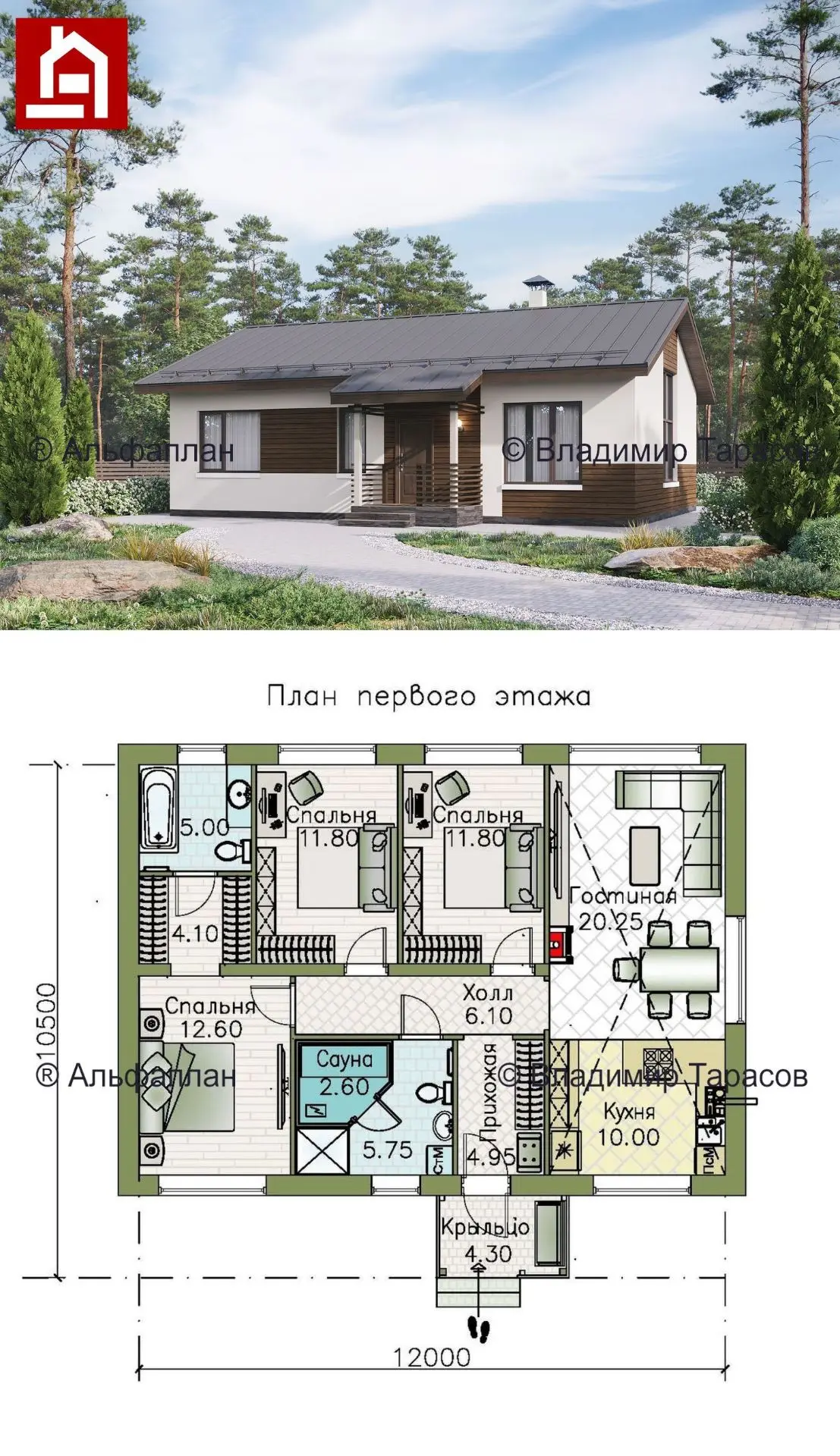 Новые горизонты: дом, открывающий новые возможности в жизни

Проект одноэтажного дома из газобетона.