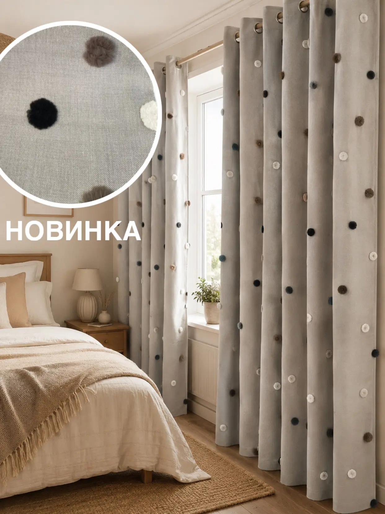 Показываем две новые необычные ткани на фото🩶🤍