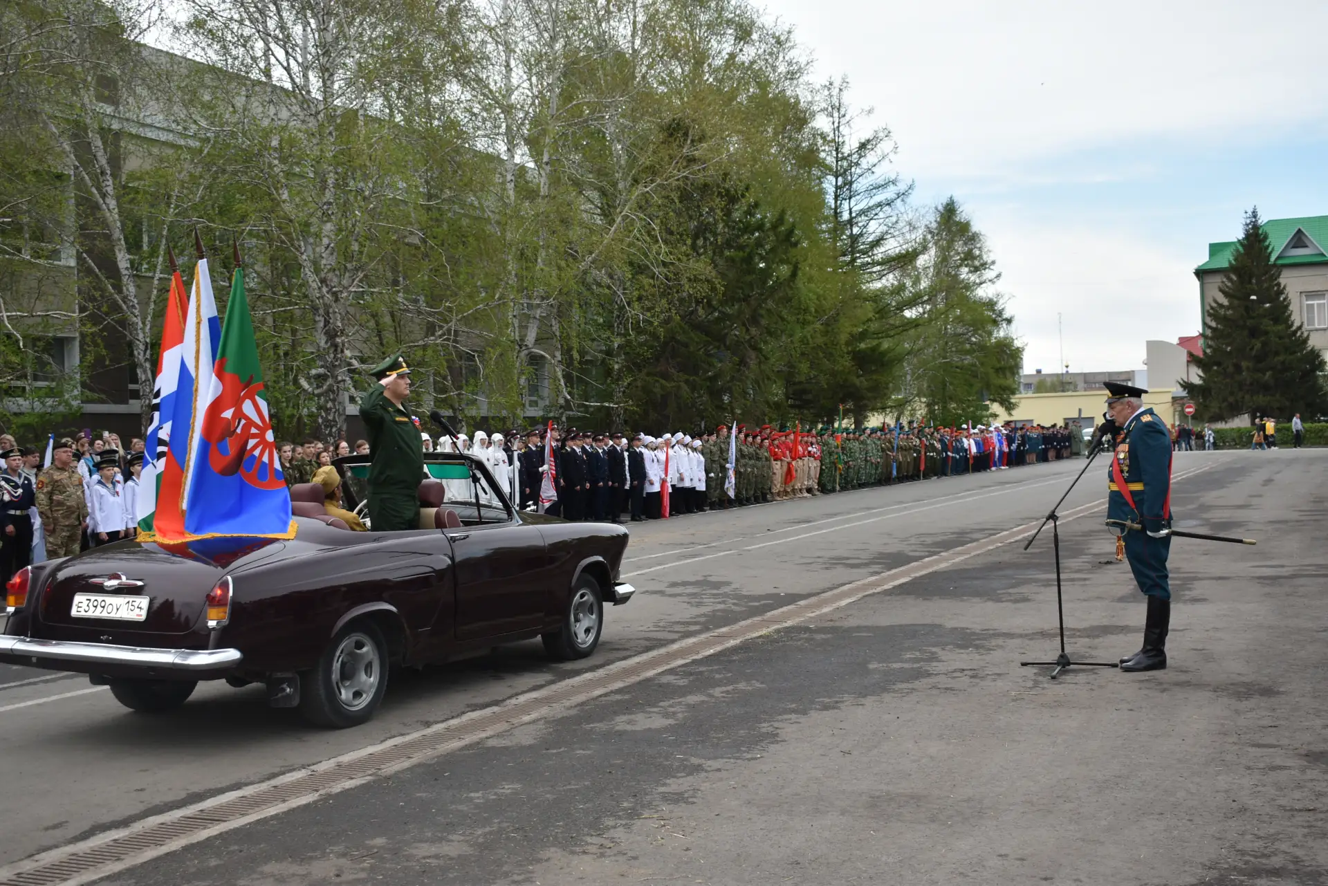 В Барабинске торжественно отметили 81-ю годовщину Великой Победы  9 мая 2026 года на центральной пло