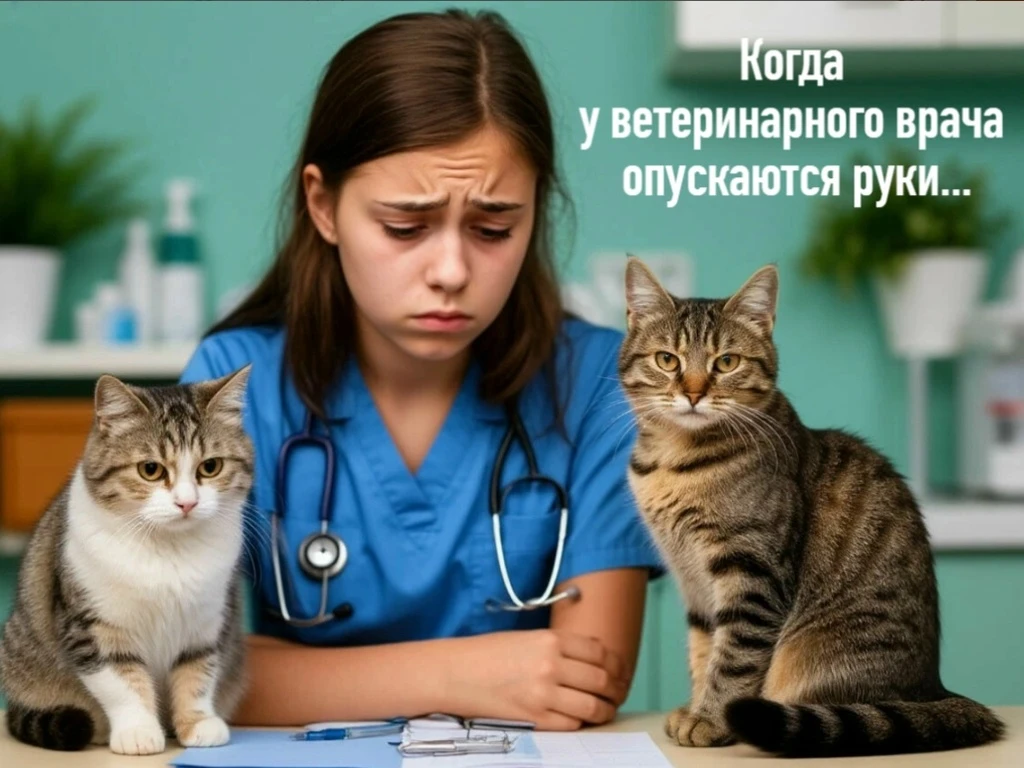 Когда у ветеринарного врача опускаются руки...