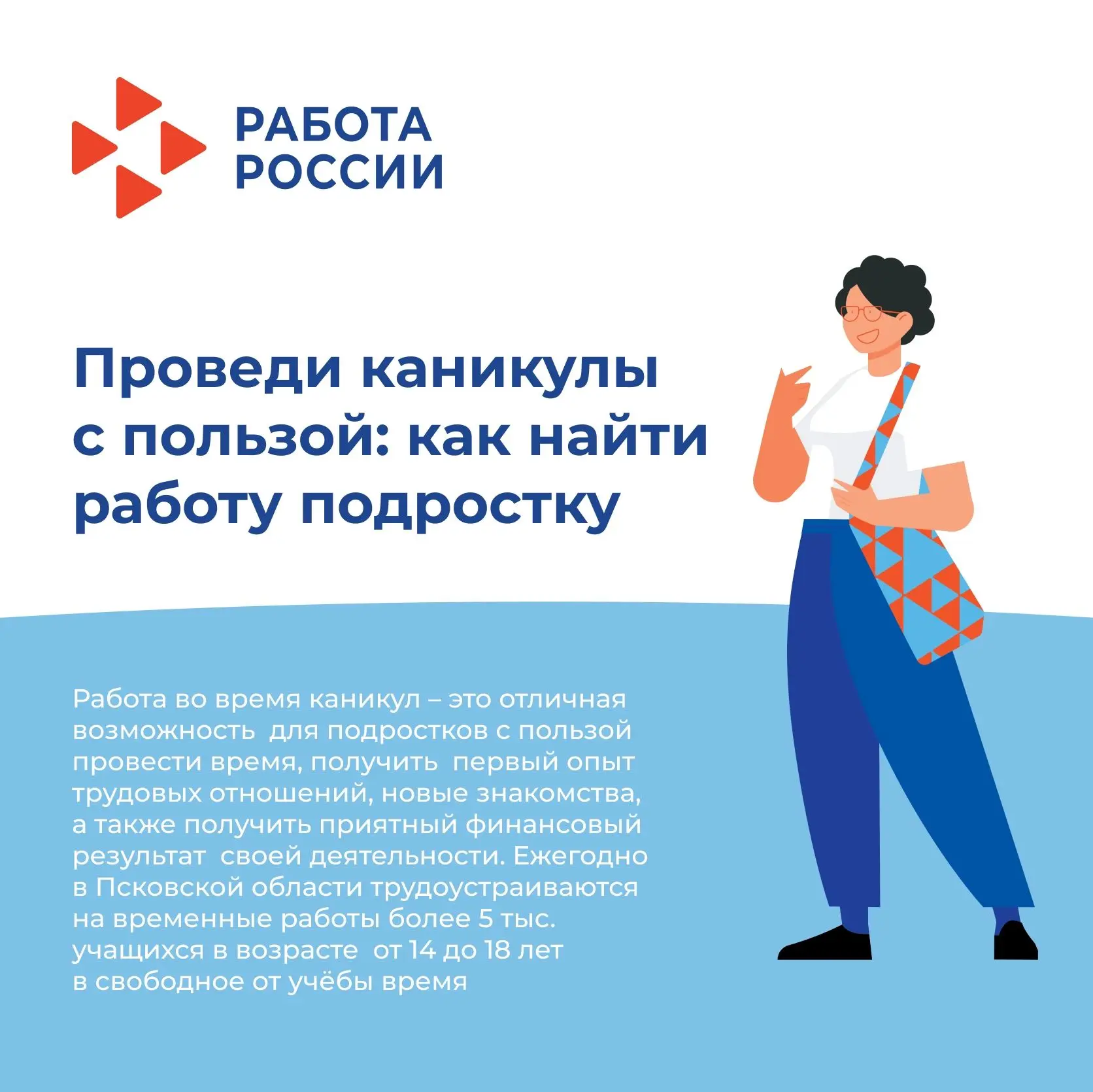 878 подростков уже нашли работу в этом году — а ты?

В Псковской области продолжается летняя кампани