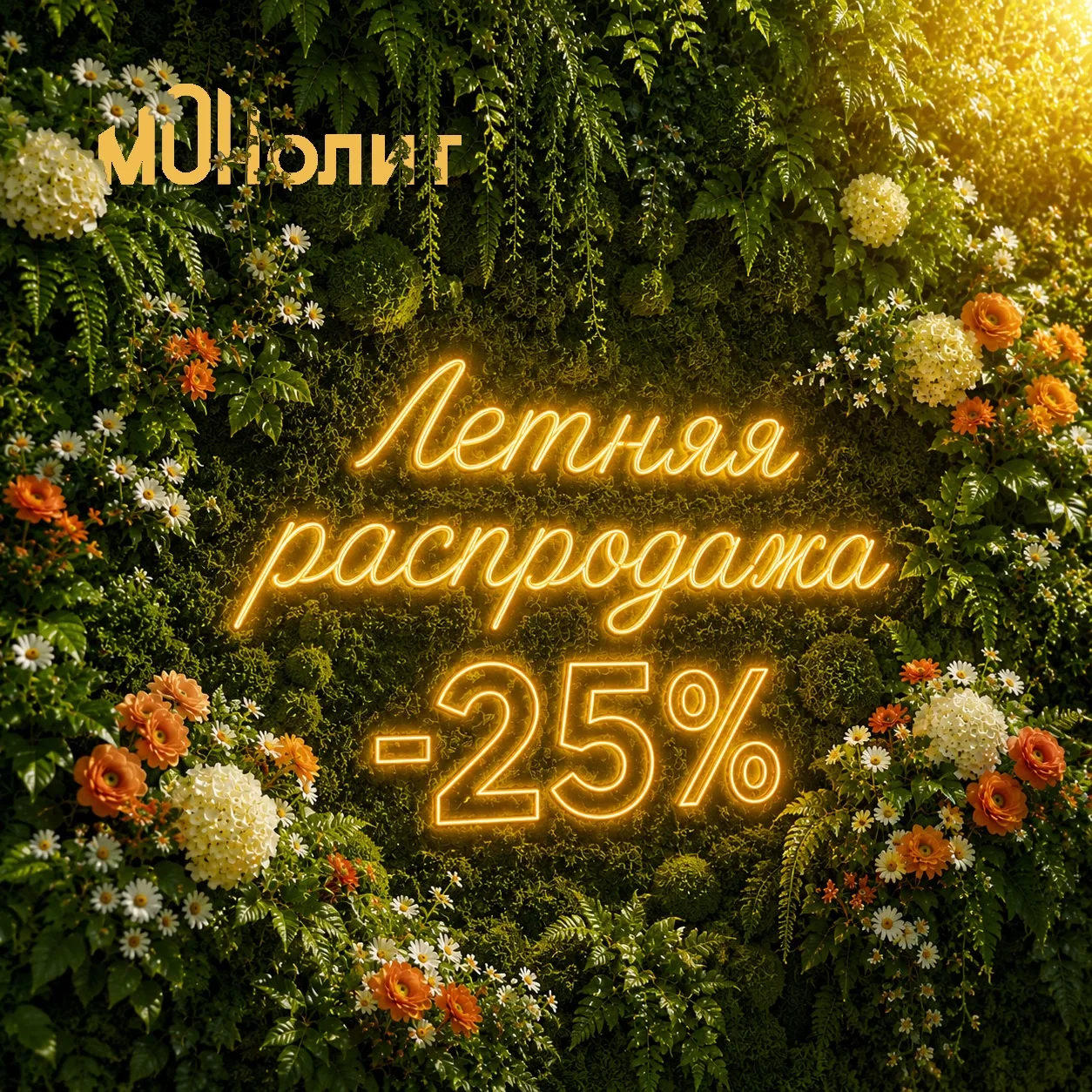 Летняя распродажа в Монолите!