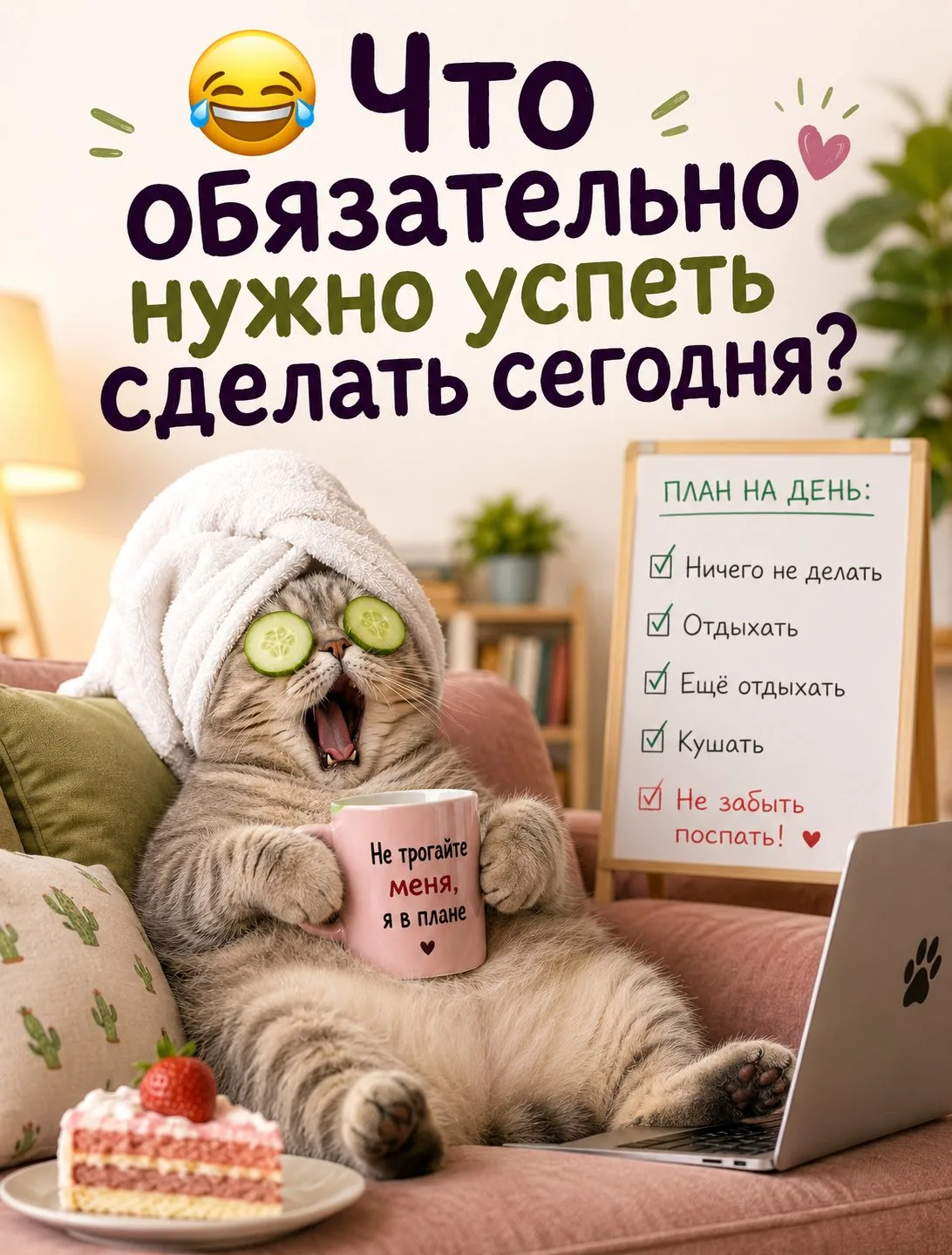 😂 Что обязательно нужно успеть сделать сегодня?