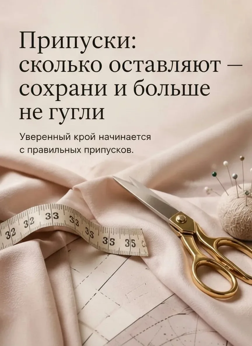 🧵 Швейная шпаргалка, которая точно пригодится!