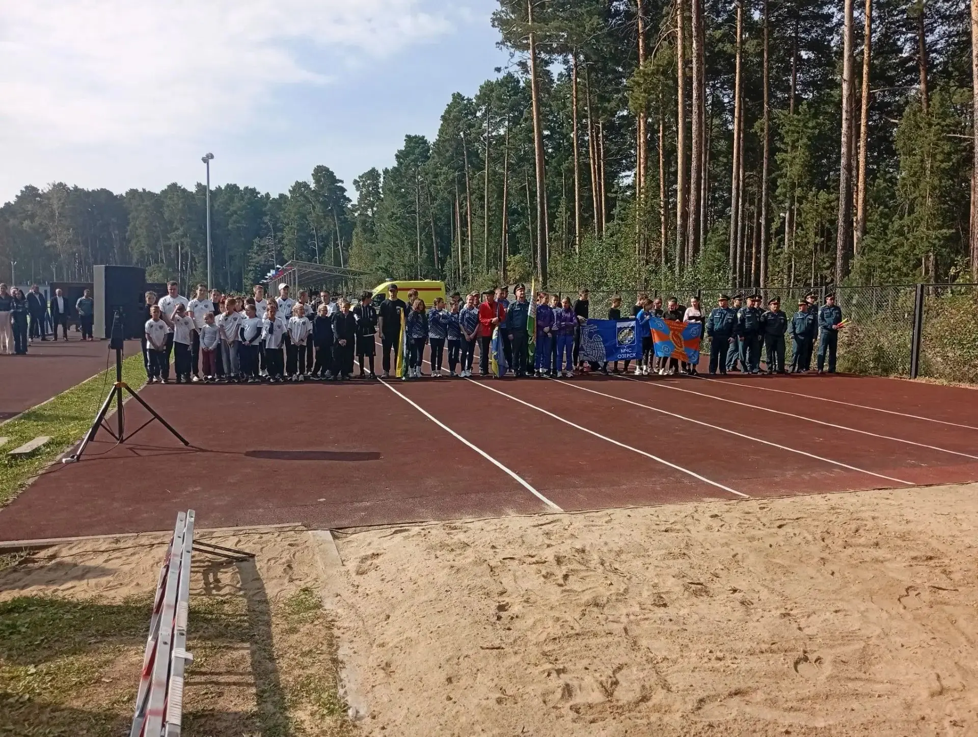 Сегодня состоялось торжественное открытие новой специализированной башни для занятий по...