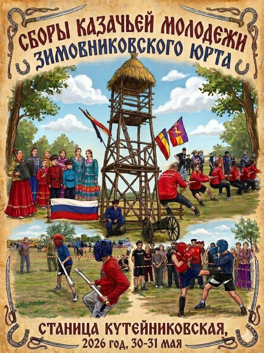 Приглашаем на казачьи молодёжные сборы!