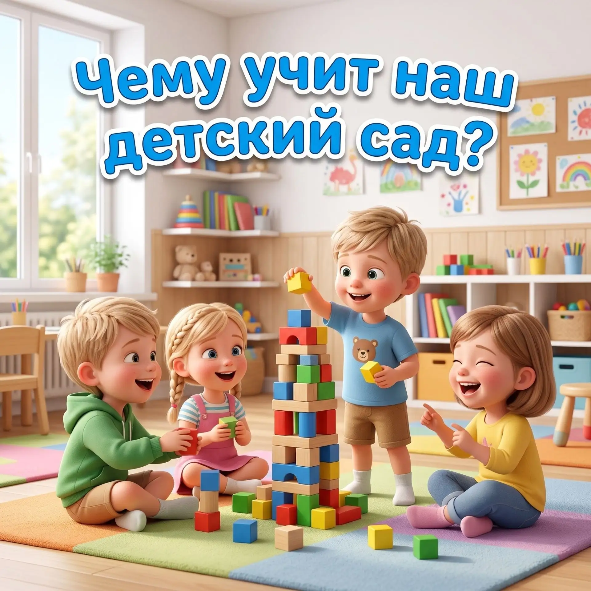 Что на самом деле происходит в детском саду каждый день? 🧩

Часто мы слышим: «Детский сад — это мес