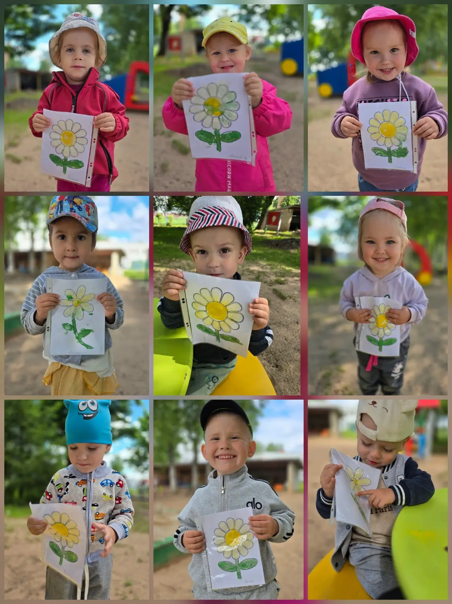 🌼 День ромашки в дошкольном отделении! 🌼
Сегодня на прогулке наши малыши создавали ромашки из цвет
