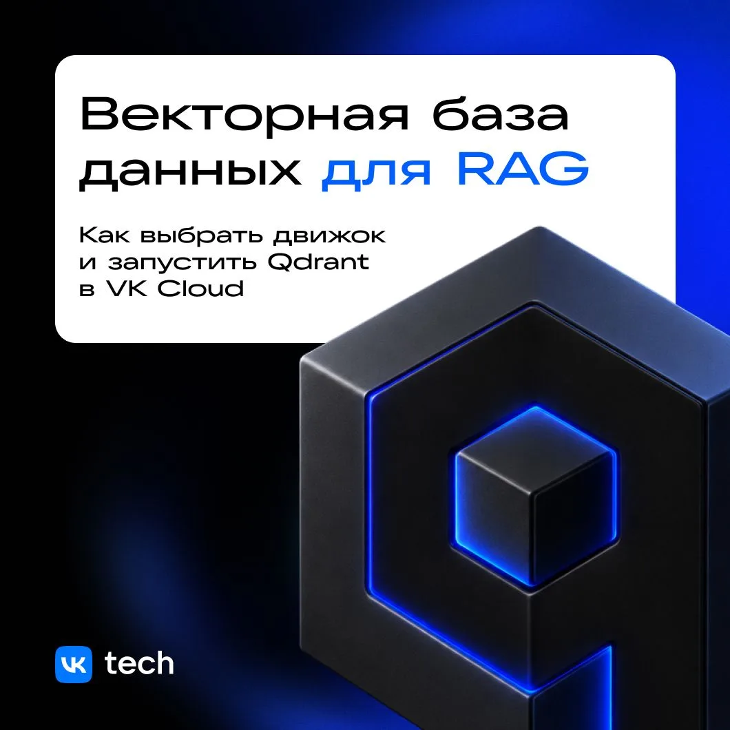 В RAG векторная база данных хранит