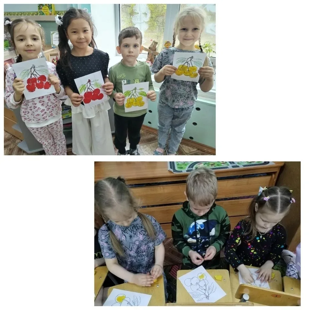 Группа "Колокольчики"
 «Веточка с яблонями»
Данное занятие направлено на развитие художественно-эсте