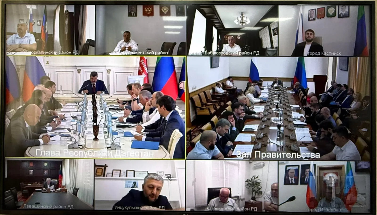 Врио Главы Дагестана Фёдор Щукин провёл заседание Комиссии по координации работы по про...