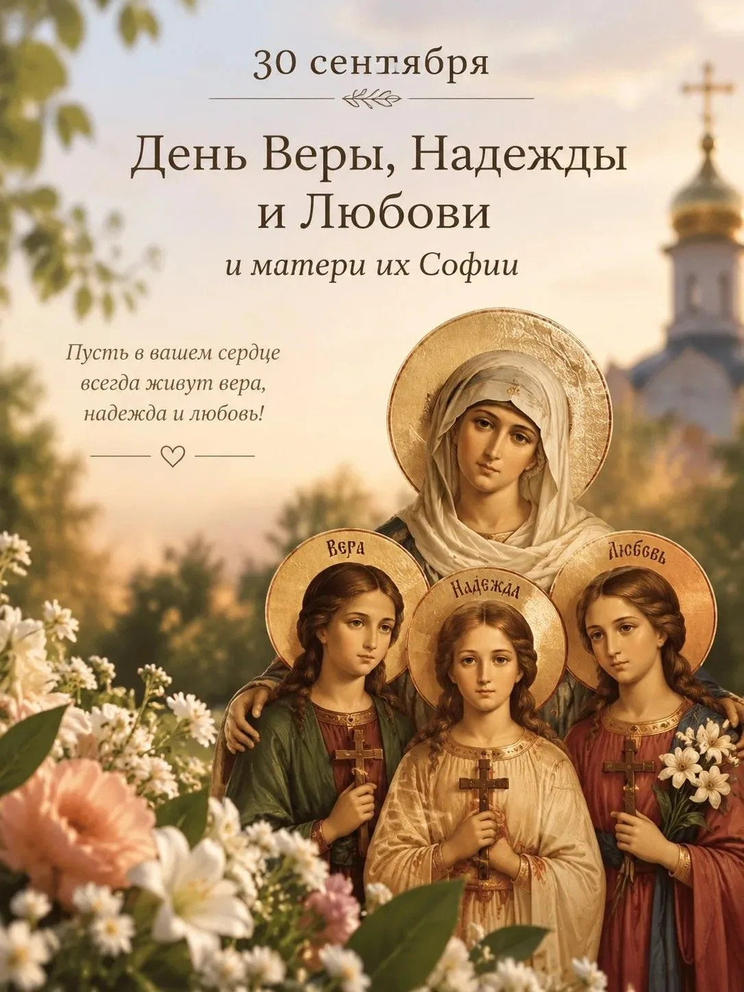 ❤ С Днём Веры, Надежды и Любови!