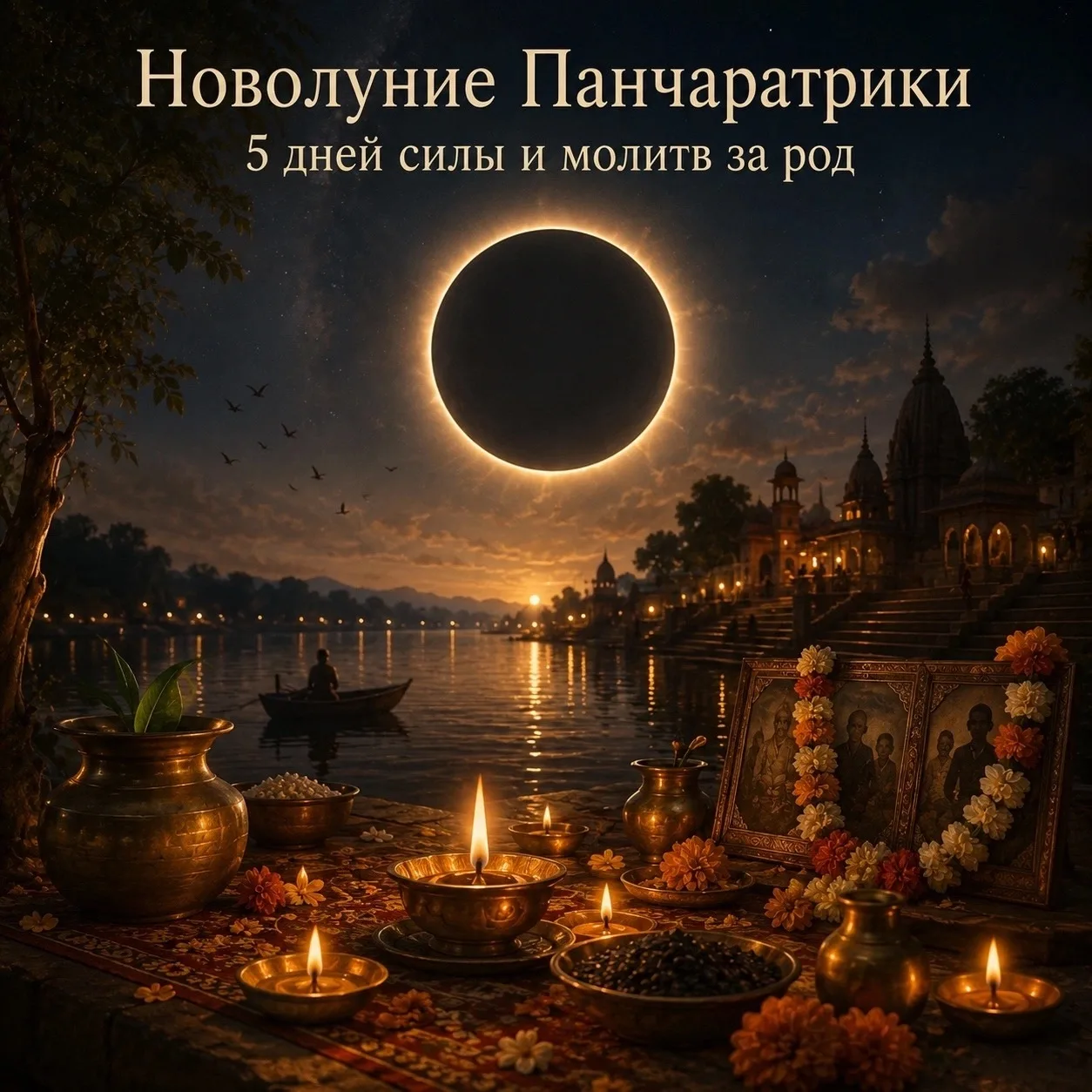 🌚НОВОЛУНИЕ В ПАНЧАРАТРИКУ: КОГДА ОСОБЕННО ВАЖНЫ МОЛИТВЫ ЗА ПРЕДКОВ

Новолунием 14-15 июня завершает