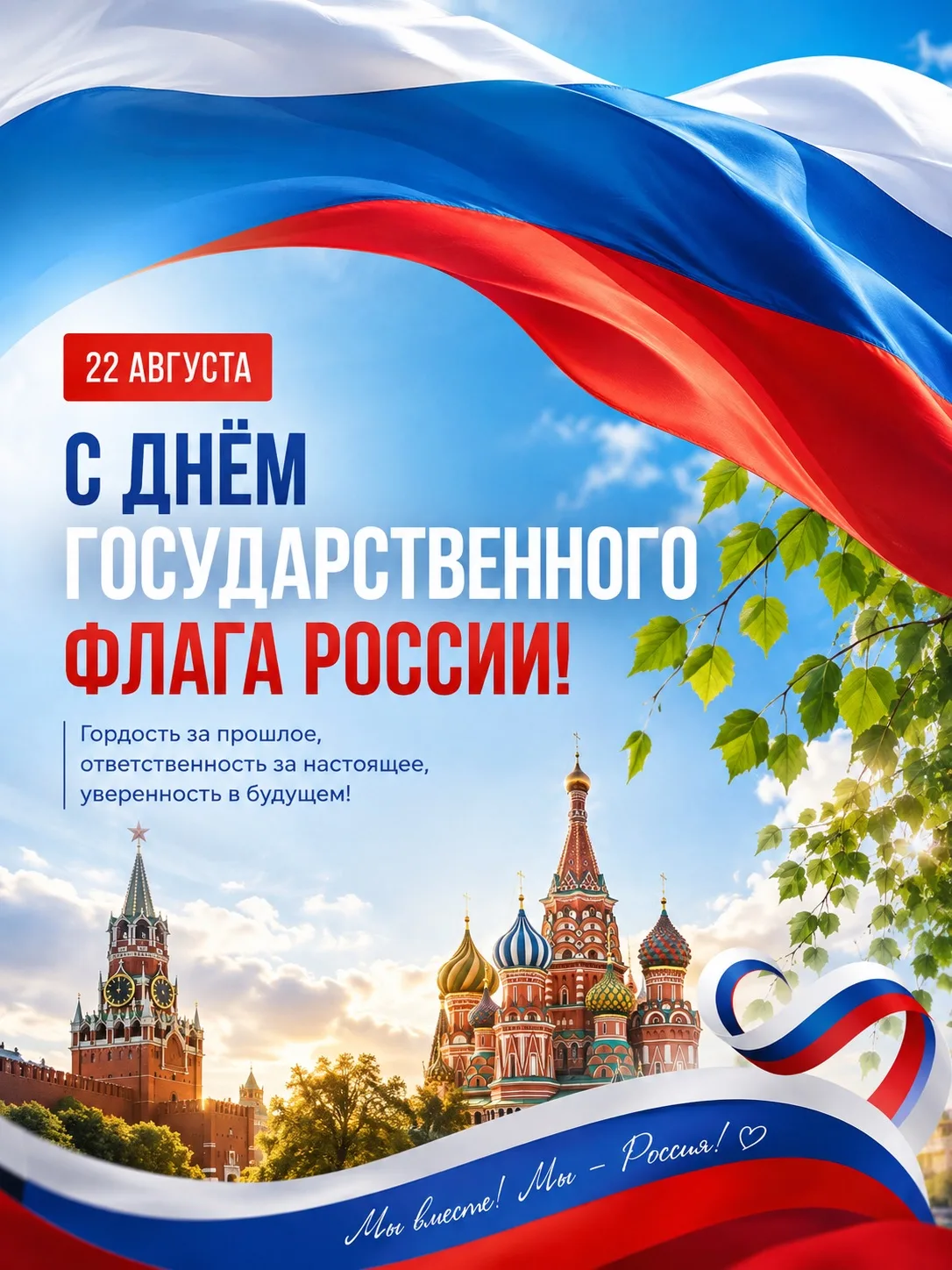 🇷🇺 С Днём Государственного флага Российской Федерации!