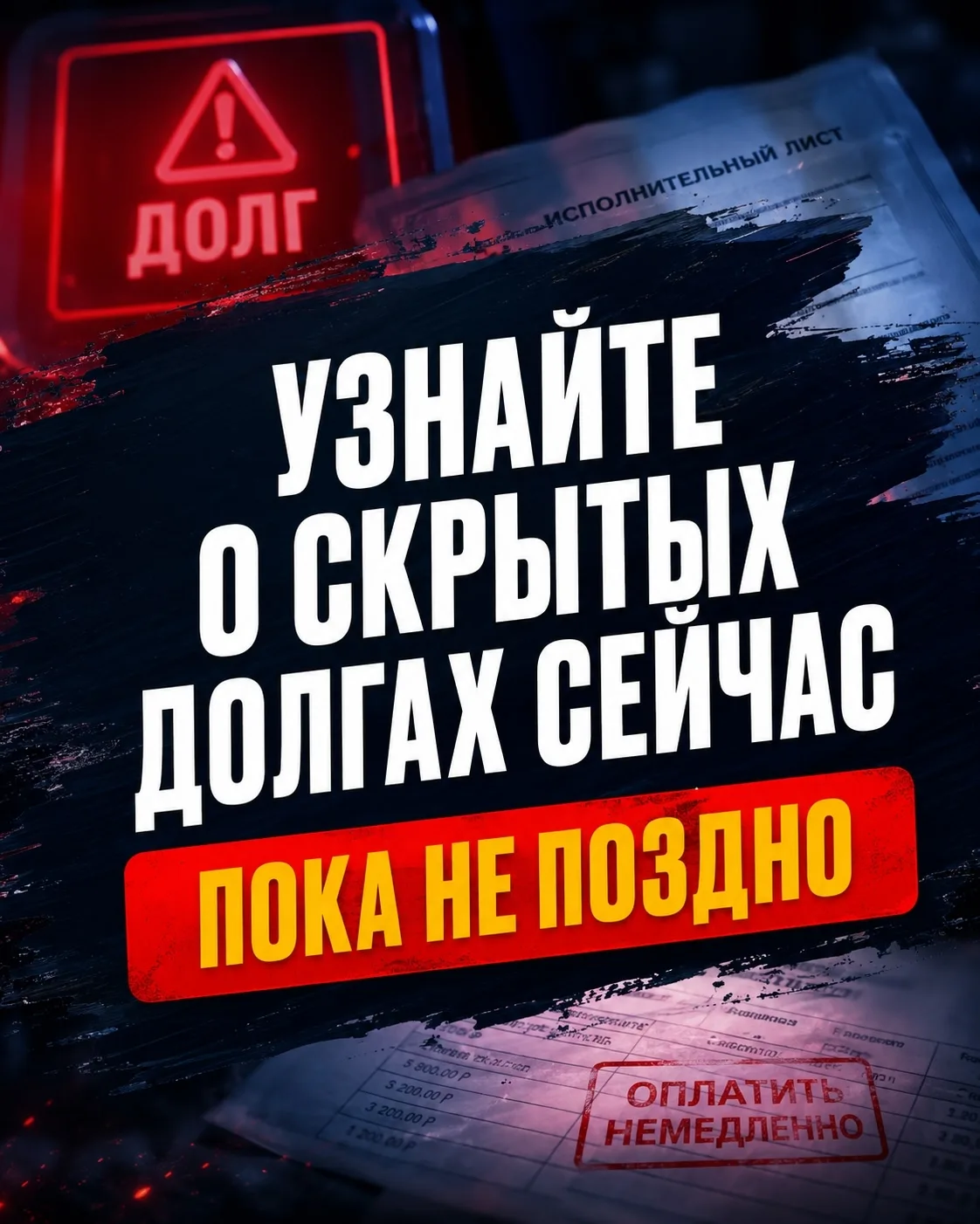 Неожиданные долги: как проверить и что делать?