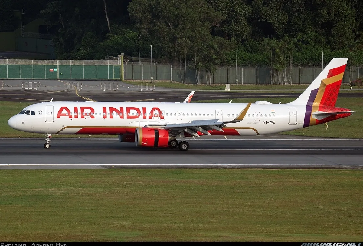 🇮🇳 Первый Airbus A321neo для авиакомпании «Air India» в обновленной ливрее.