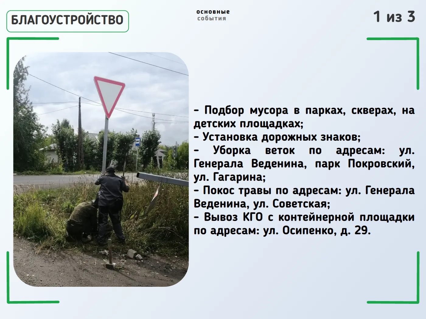 Итоги дня: