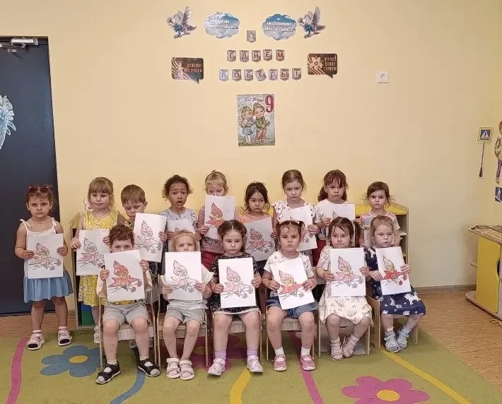 В дошкольном отделении «Чебурашка» царила атмосфера памяти и гордости: прошло особенное занятие, пос