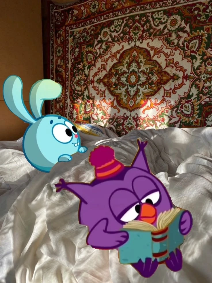 Совунья читает Крошику сказку