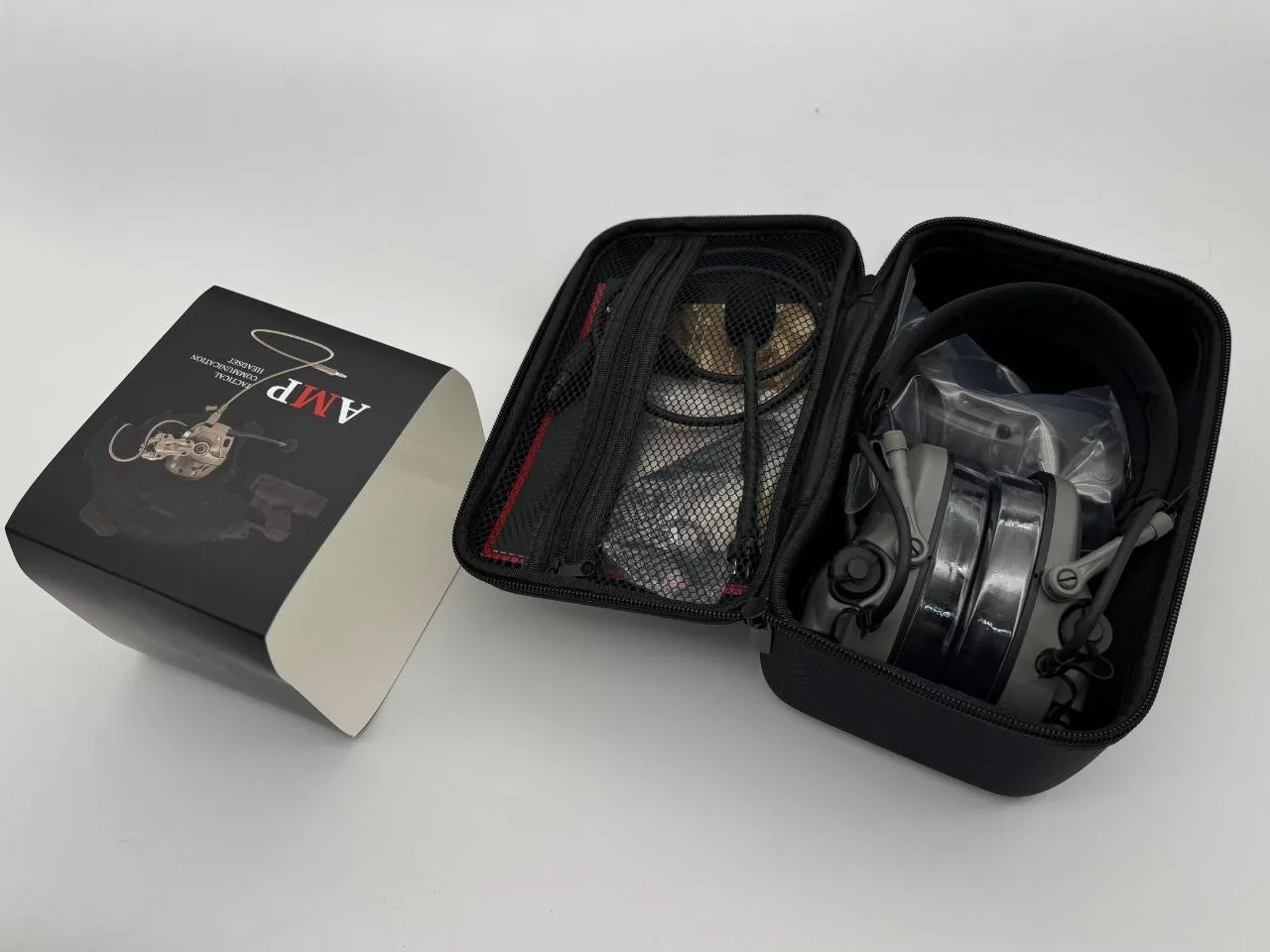 FMA FCS AMP Активные тактические стрелковые наушники от Falco Communications System - обновлённая RUS русифицированная версия (озвучка/голос/инструкция)