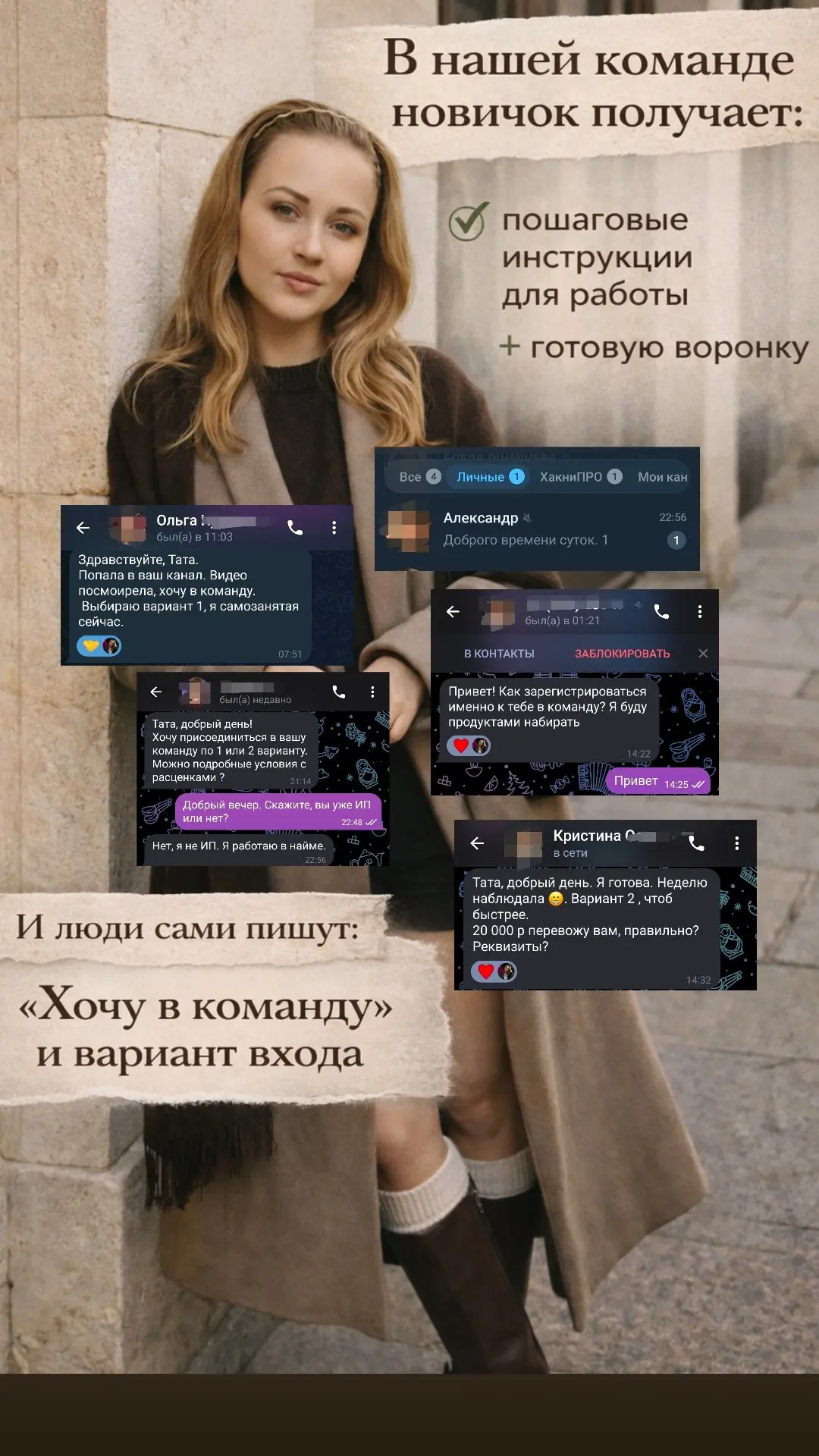 Готовая система + автоворонка каждому моему новичку.