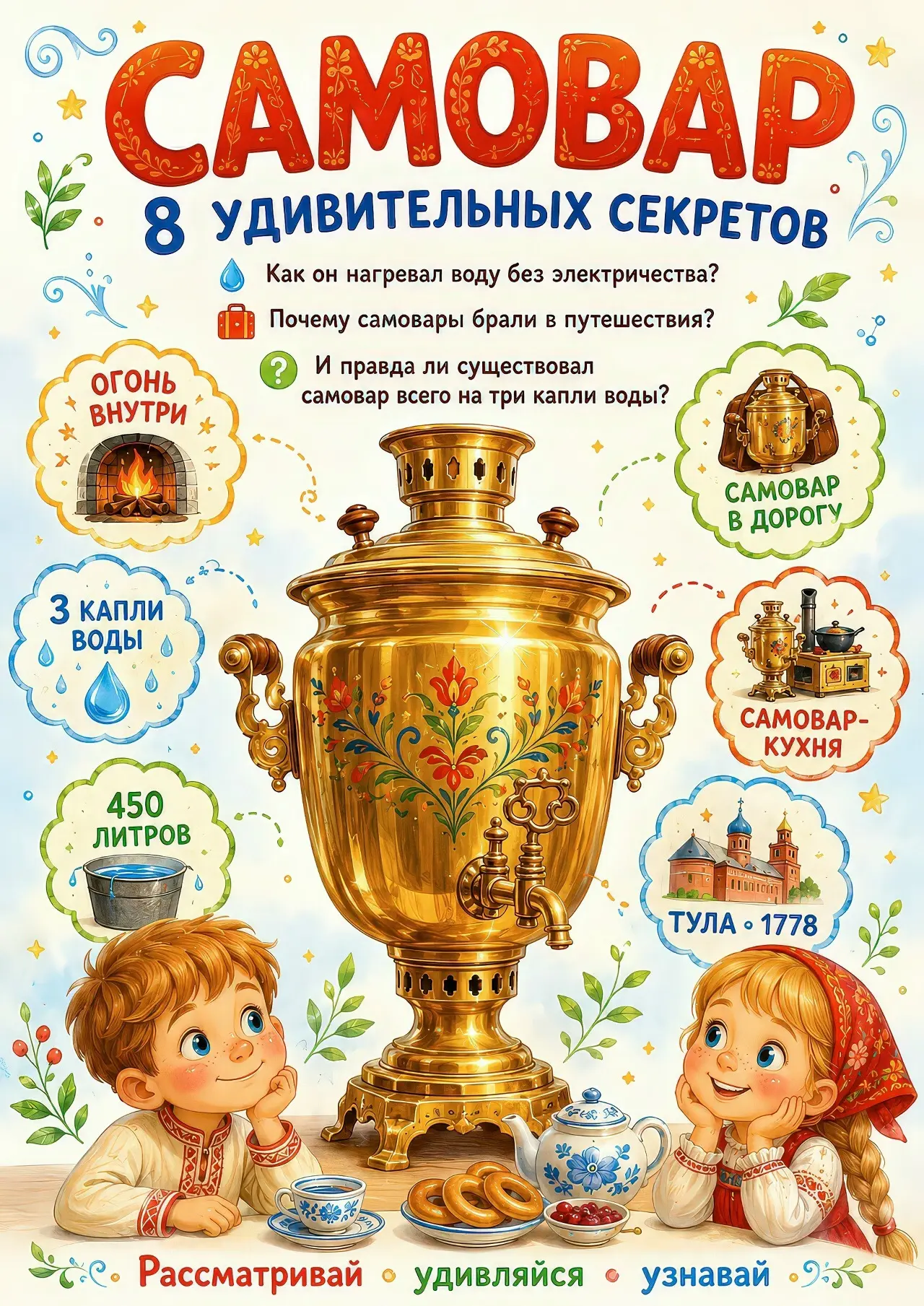🎉 17 августа - День самовара: окунёмся в тепло русских традиций! 🎉