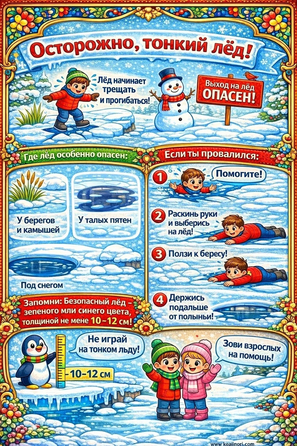 🧊 Осторожно, тонкий лёд!