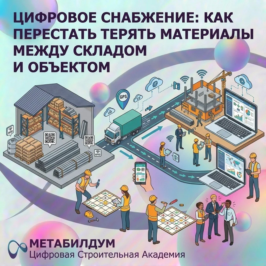 📦 Цифровое снабжение: как перестать терять материалы между складом и объектом