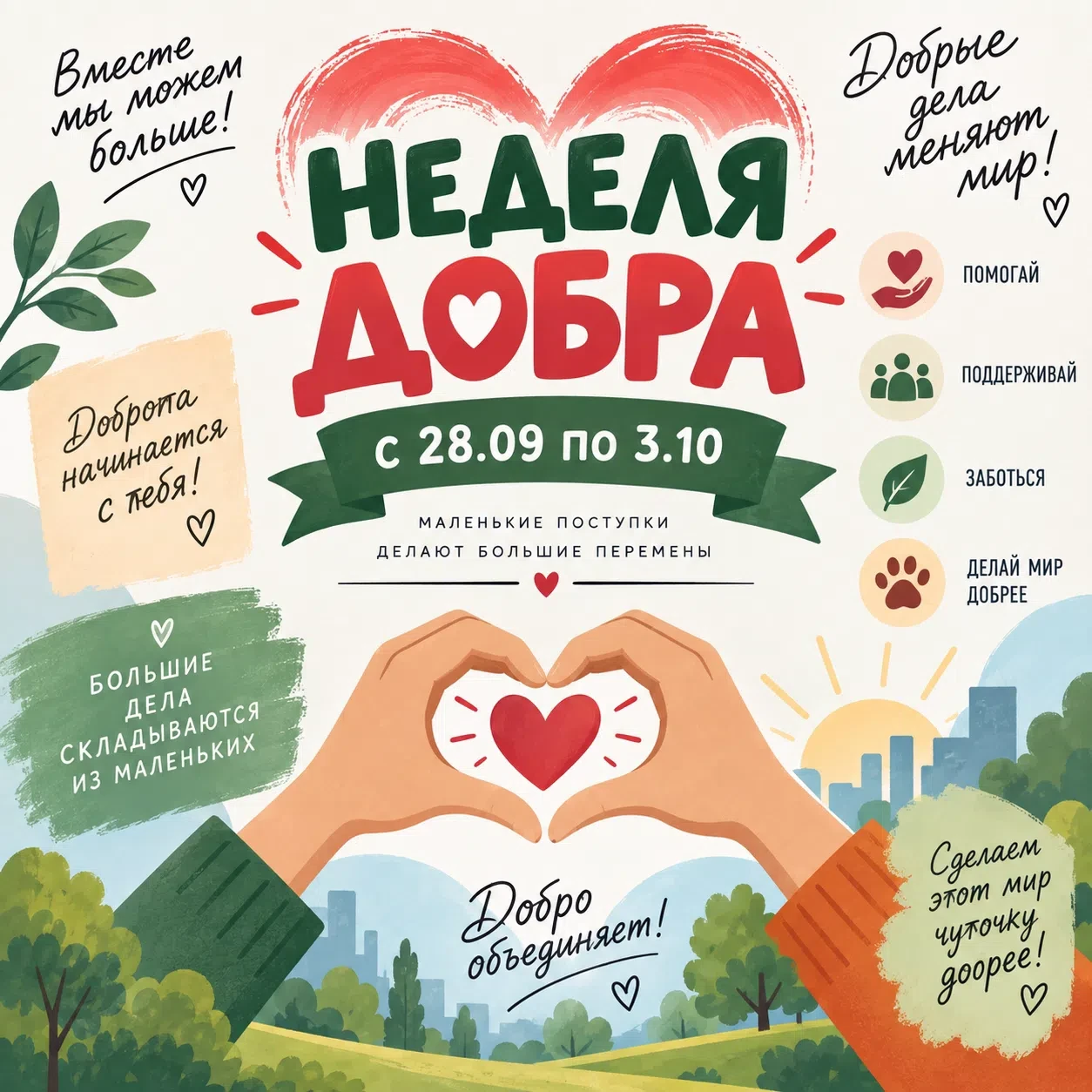 Неделя добра — это комплекс мероприятий, направленных на формирование устойчивой культу...