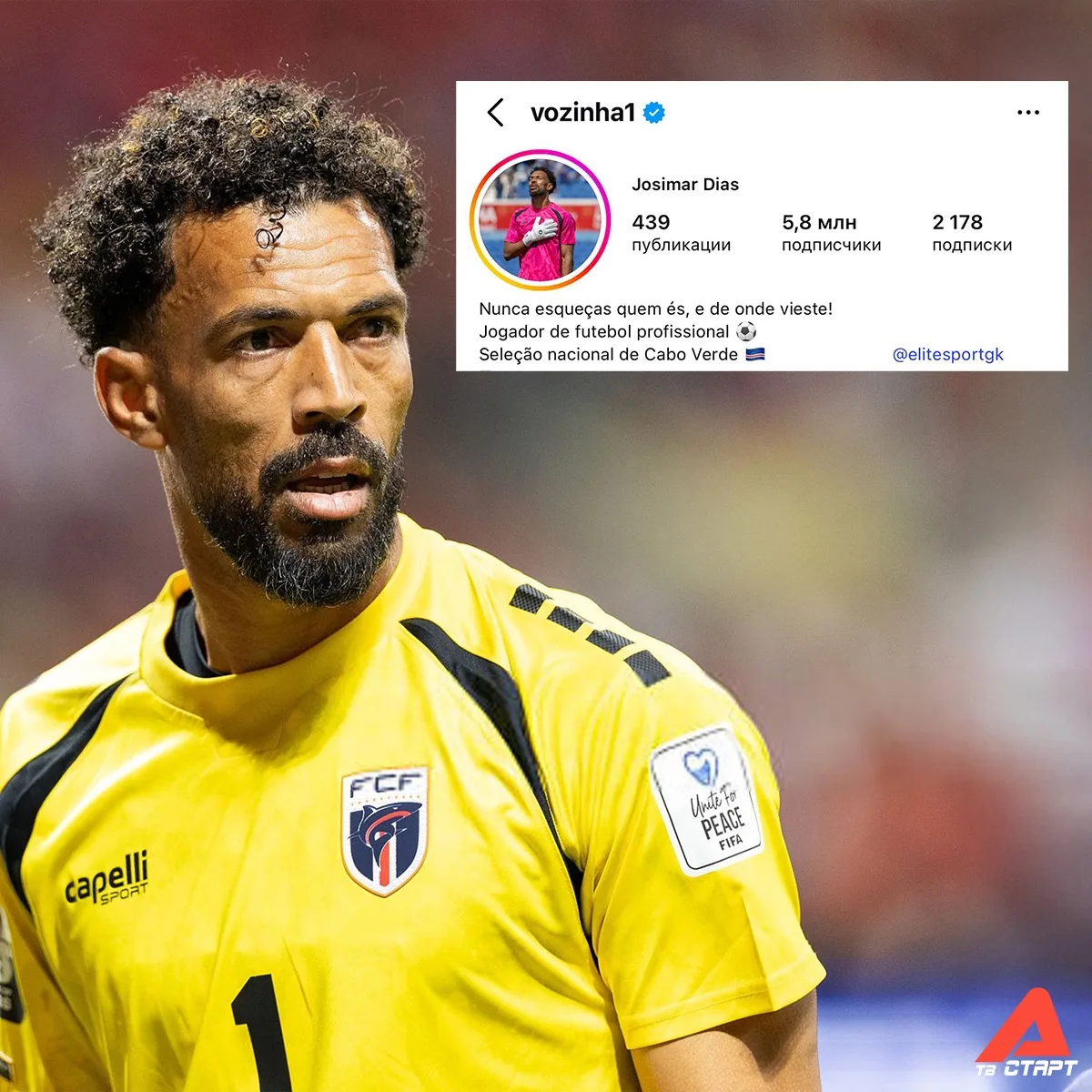 😱🇨🇻 Возинья — самый популярный человек в Кабо-Верде!

Еще вчера у него было 50 тысяч подписчиков,