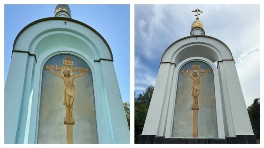 Художница отреставрировала мемориальную часовню на месте гибели Евдокимова на Алтае

Памятное место 