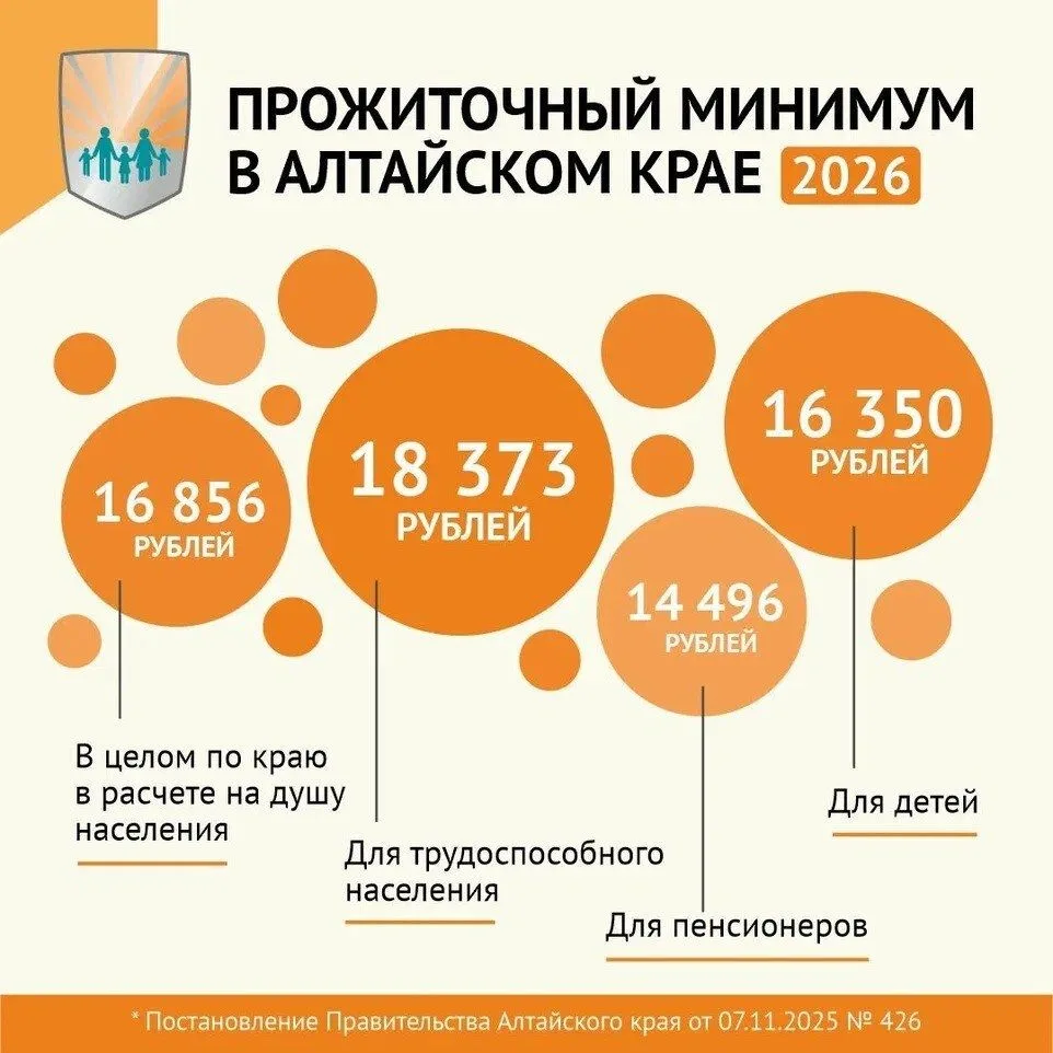 📋 Прожиточный минимум в Алтайском крае: шпаргалка на 2026 год