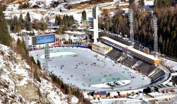 В каком городе находится высокогорный каток "Медео"?
